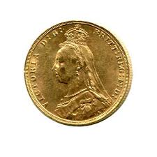 Great Britain Gold Sovereign 1887 1892 Victoria Jubilee