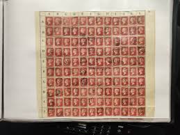 GB Victorian SG40 1d penny red Star line engraved Plate 43 ...