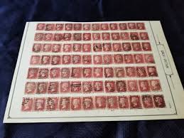 Great Britain Set of 1864 Penny Red Stamps - H/A to N/L ...