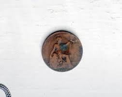 UK 1919, Birthday Gift, Penny Coin, Centenarian Currency ...