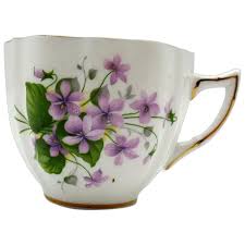 Vintage Royal Windsor Fine Bone China Cup #2736/86 Violets ...