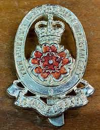 The Queen's Lancashire Regiment Loyally Serve Enamel ...
