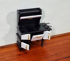Dollhouse Kitchen Range Stove Oven Early 1900s Style 1:12 ...