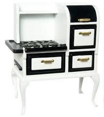 1920s Wooden Stove - White | Mary's Dollhouse Miniature ...