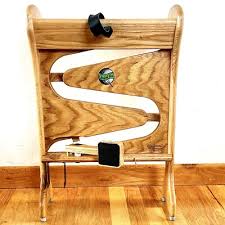 QUICK TEE GOLF BALL DISPENSER Solid Oak Wood w/Carrying ...