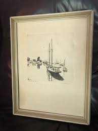 Lionel Barrymore Quite Waters In 17.5” X 13.5” Wood Picture ...