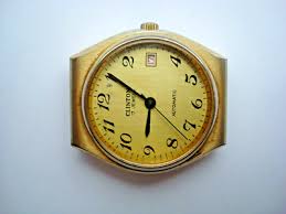 Clinton Men's Automatic Watch 17 Jewels Date Quick Set ...