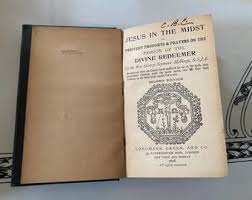 Antique Pocket Prayer Book: Jesus in the Midst, 1898 Second ...