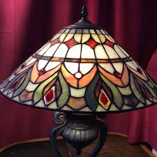 Tiffany Style Table Lamp Designer Unique Bedside Stained ...