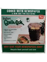 Safari Qwik Cook Alternative Fuel Cooker Grill Eco Friendly ...