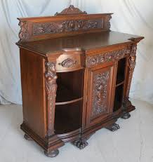 Bargain John's Antiques | Antique Carved Quarter Sawn Oak ...