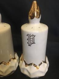 Charm House Holiday Candle Salt and Pepper Shakers ~ Cork ...