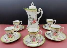 Vintage Nippon Takito TT Chocolate Pot w/ 5 Cups and Saucers ...