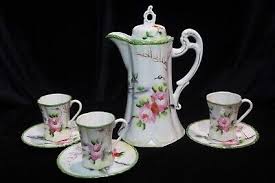 VINTAGE TAKITO TT JAPAN HAND PAINTED CHOCOLATE POT 3 ...