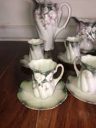 RS PRUSSIA ANTIQUE CHOCOLATE & TEA Set for 5 Pot + Pitcher ...