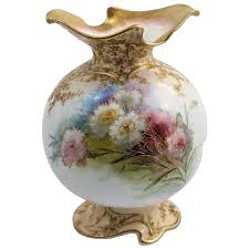 Doulton Burslem Vase, Hand-Painted,Rare 1891. For Sale at ...