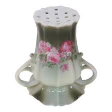 Rs Prussia Style Hand Painted Vintage Hat Pin Holder With ...