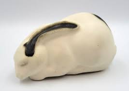 Vintage Moorside Design Pottery Rabbit Figurine Made In England | eBay