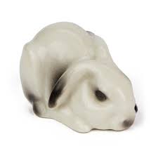 Edouard Marcel Sandoz Swiss Langenthal Porcelain Lying Rabbit Figure, 1948 For Sale at 1stDibs | suisse langenthal porcelain marks, langenthal suisse porcelain, postgresql app