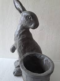 Pottery Barn ESSEX BUNNY WITH BASKET | eBay