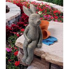 Design Toscano Weathered Faux-stone Bunny Shelf-sitter Statue - Bed Bath & Beyond - 36997935