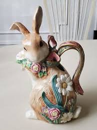 Fitz and Floyd Rabbit Pitcher | eBay
