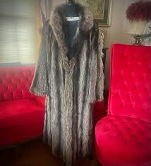 Classic Vintage Genuine Raccoon Fur Full Length Coat Warm Real Raccoon Fur Coat Small Medium 6 8 - Etsy