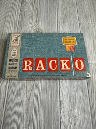 Vintage 1961 RACKO Card Game #4615, Milton Bradley Card Game ...