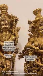 Spectacular Radha Krishna idols made of very high quality ...