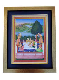 Mughal Miniature Painting for Wall Decor, Original Indian ...