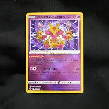 Radiant Alakazam - Holofoil - Silver Tempest - 2022 ...