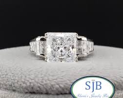 Engagement Rings, Vintage Cz Engagement Rings, 14k White Gold Princess Cut CZ Statement Ring, 14k Cz Travel Jewelry, Size 9, #C3132 - Etsy