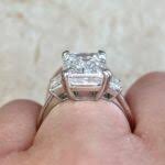 5.14 Carat Tiffany Ring - Estate Diamond Jewelry