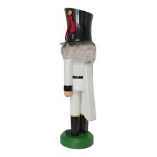 Nutcracker soldier white, big - Erzgebirgskunst-Shop