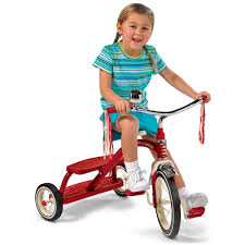 Radio Flyer Classic Red Dual Deck Tricycle for Kids, 12 ...
