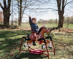 Chestnut: Plush Interactive Spring Riding Horse | Radio Flyer