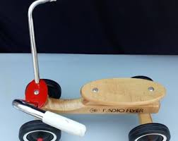 Vintage 80s Radio Flyer 1st Trike, Made in USA, Maple Wood ...