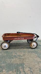 Lot - Vtg sears roebuck and co red wagon