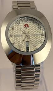 Vintage Rado Diastar Men's Wrist Watch: White Dial, Day ...