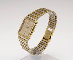 Universal Geneve 18K Yellow and White Gold Swiss Quartz ...