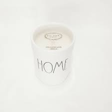 Rae Dunn White Ceramic "HOME" Vanilla Scented Candle 4" by ...