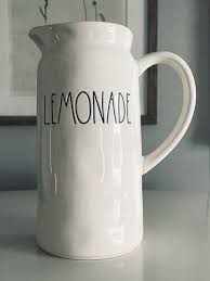 Rae Dunn by Magenta, Large Ceramic Lemonade Cold Beverage ...