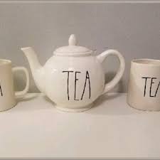 Rae Dunn by Magenta Artisan Collection Tea set | Depop