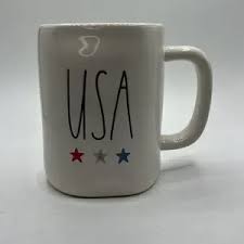 Rae Dunn | Kitchen | Rae Dunn Usa Mug Blue Inside | Poshmark