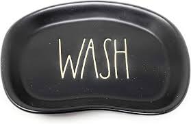 Amazon.com: Rae Dunn LL WASH Soap Dish Bathroom Accessory ...