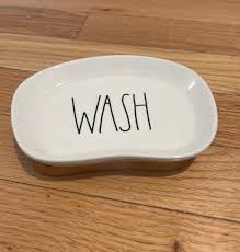 Rae Dunn Grey / Gray 3 PC Bathroom Set STUFF, RINSE, and ...