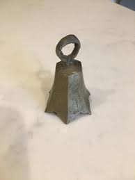 Vintage Brass Bell Small Etched 2.75” Tall India | eBay
