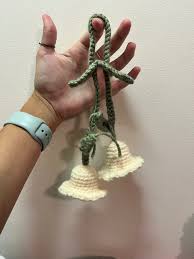 FREE Lily of the Valley Car Accessory: Crochet pattern | Ribblr