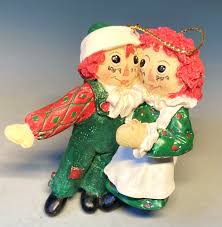 Vintage 1988 Raggedy Ann And Andy Holiday Christmas Dancing Ornament W Tag ￼￼ | eBay