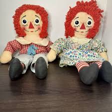 VTG Raggedy Ann and Andy Dolls Unicorn Merchandise Corp ...